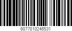 Código de barras (EAN, GTIN, SKU, ISBN): '6077010246531'