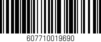 Código de barras (EAN, GTIN, SKU, ISBN): '607710019690'