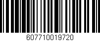Código de barras (EAN, GTIN, SKU, ISBN): '607710019720'