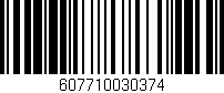 Código de barras (EAN, GTIN, SKU, ISBN): '607710030374'