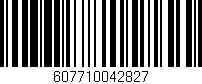 Código de barras (EAN, GTIN, SKU, ISBN): '607710042827'