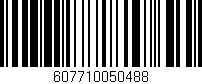 Código de barras (EAN, GTIN, SKU, ISBN): '607710050488'