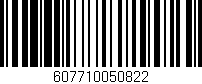 Código de barras (EAN, GTIN, SKU, ISBN): '607710050822'