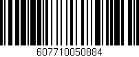 Código de barras (EAN, GTIN, SKU, ISBN): '607710050884'