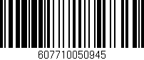 Código de barras (EAN, GTIN, SKU, ISBN): '607710050945'