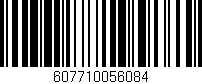 Código de barras (EAN, GTIN, SKU, ISBN): '607710056084'