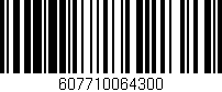 Código de barras (EAN, GTIN, SKU, ISBN): '607710064300'