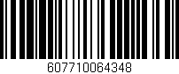 Código de barras (EAN, GTIN, SKU, ISBN): '607710064348'