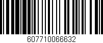 Código de barras (EAN, GTIN, SKU, ISBN): '607710066632'