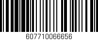 Código de barras (EAN, GTIN, SKU, ISBN): '607710066656'