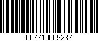 Código de barras (EAN, GTIN, SKU, ISBN): '607710069237'