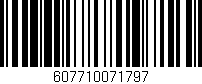 Código de barras (EAN, GTIN, SKU, ISBN): '607710071797'