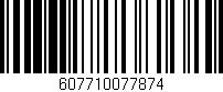 Código de barras (EAN, GTIN, SKU, ISBN): '607710077874'