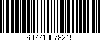 Código de barras (EAN, GTIN, SKU, ISBN): '607710078215'
