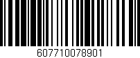 Código de barras (EAN, GTIN, SKU, ISBN): '607710078901'