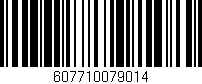 Código de barras (EAN, GTIN, SKU, ISBN): '607710079014'