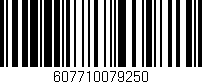Código de barras (EAN, GTIN, SKU, ISBN): '607710079250'