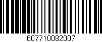 Código de barras (EAN, GTIN, SKU, ISBN): '607710082007'