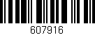 Código de barras (EAN, GTIN, SKU, ISBN): '607916'