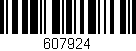 Código de barras (EAN, GTIN, SKU, ISBN): '607924'