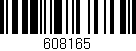 Código de barras (EAN, GTIN, SKU, ISBN): '608165'