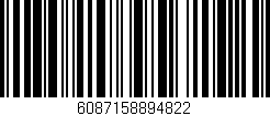 Código de barras (EAN, GTIN, SKU, ISBN): '6087158894822'