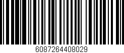 Código de barras (EAN, GTIN, SKU, ISBN): '6087264408029'