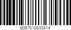 Código de barras (EAN, GTIN, SKU, ISBN): '6087510833414'