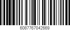 Código de barras (EAN, GTIN, SKU, ISBN): '6087767042669'