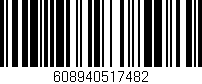 Código de barras (EAN, GTIN, SKU, ISBN): '608940517482'