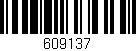 Código de barras (EAN, GTIN, SKU, ISBN): '609137'
