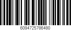 Código de barras (EAN, GTIN, SKU, ISBN): '6094725786480'