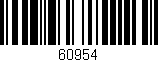 Código de barras (EAN, GTIN, SKU, ISBN): '60954'