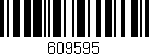 Código de barras (EAN, GTIN, SKU, ISBN): '609595'