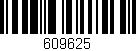 Código de barras (EAN, GTIN, SKU, ISBN): '609625'