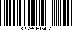Código de barras (EAN, GTIN, SKU, ISBN): '6097558515487'