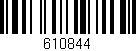 Código de barras (EAN, GTIN, SKU, ISBN): '610844'