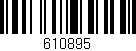 Código de barras (EAN, GTIN, SKU, ISBN): '610895'
