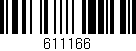 Código de barras (EAN, GTIN, SKU, ISBN): '611166'