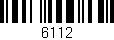 Código de barras (EAN, GTIN, SKU, ISBN): '6112'