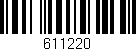 Código de barras (EAN, GTIN, SKU, ISBN): '611220'