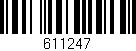 Código de barras (EAN, GTIN, SKU, ISBN): '611247'