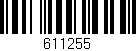Código de barras (EAN, GTIN, SKU, ISBN): '611255'