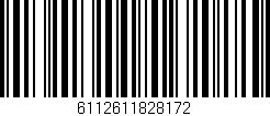 Código de barras (EAN, GTIN, SKU, ISBN): '6112611828172'