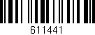 Código de barras (EAN, GTIN, SKU, ISBN): '611441'