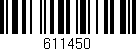 Código de barras (EAN, GTIN, SKU, ISBN): '611450'