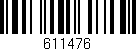 Código de barras (EAN, GTIN, SKU, ISBN): '611476'