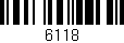 Código de barras (EAN, GTIN, SKU, ISBN): '6118'
