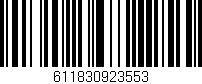 Código de barras (EAN, GTIN, SKU, ISBN): '611830923553'