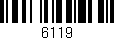Código de barras (EAN, GTIN, SKU, ISBN): '6119'